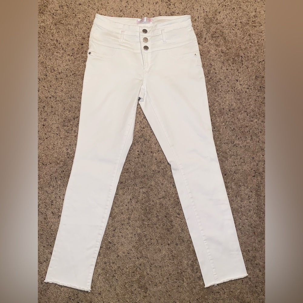 NOBO Juniors White Skinny Jeans, size 9